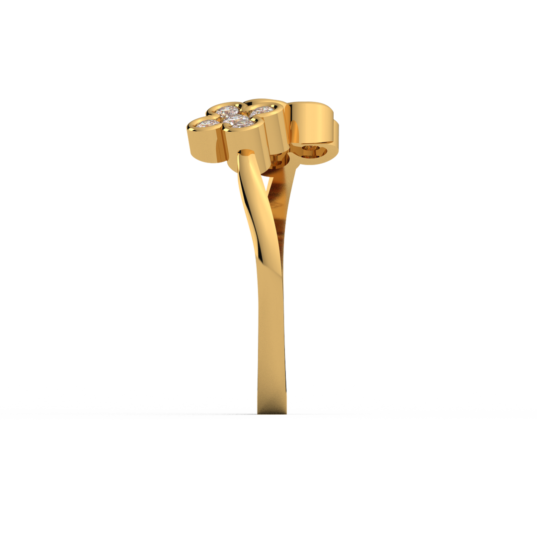 Clustered Gems Lab Grown Diamond  Ring by Stefee Jewels (Copy)
