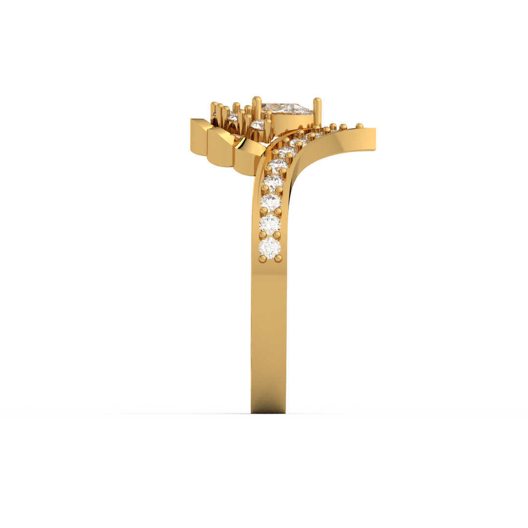 Radiant & Elegant Lab Grown Diamond Ring for Anniversary  by Stefee Jewels
