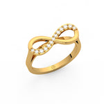 Load image into Gallery viewer, Infinity Lab Grown Diamond Ring by Stefee Jewels