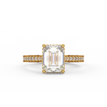 Load image into Gallery viewer, Emerald-Cut  Lab Grown Diamond  Ring by Stefee Jewels