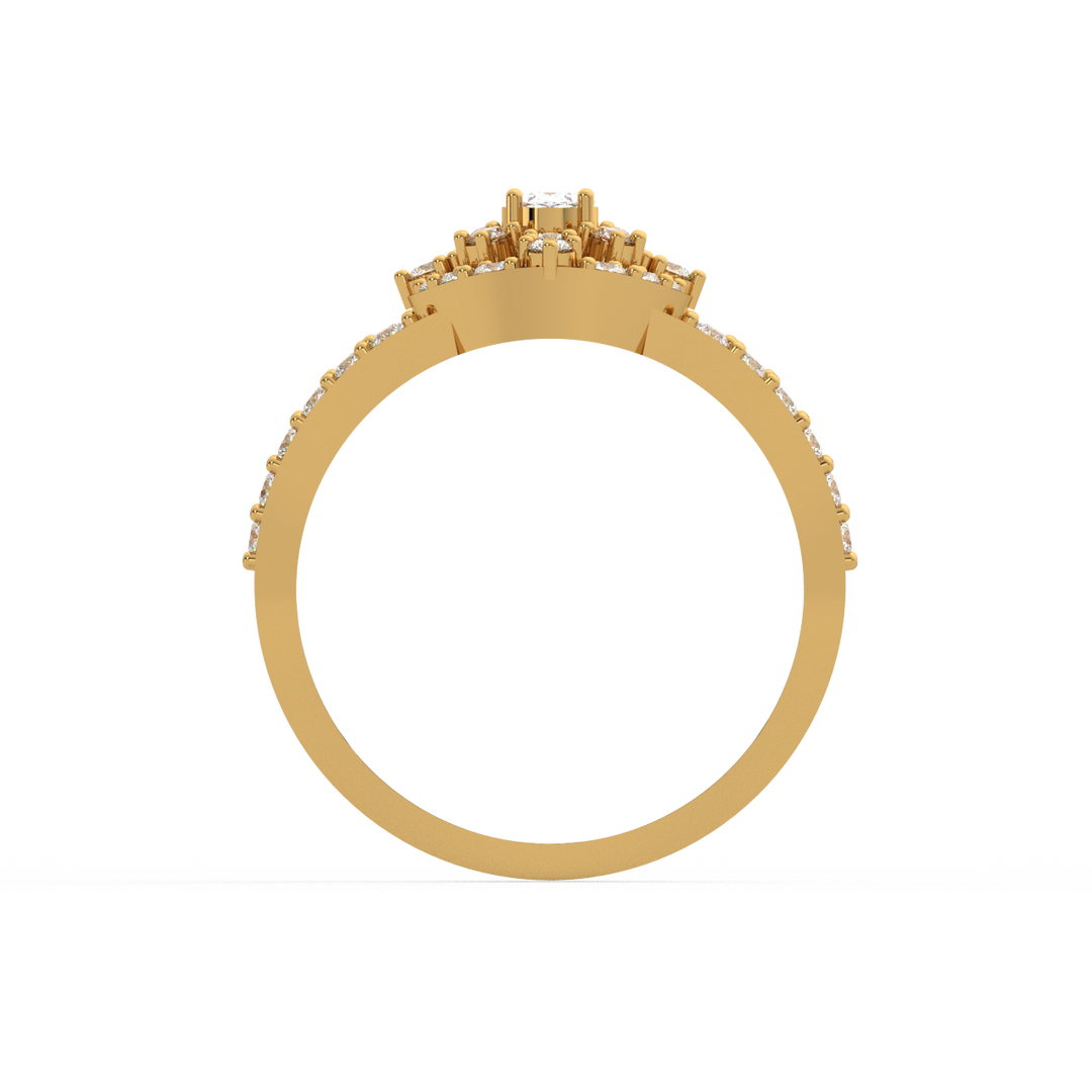 Minimalist Wedding Lab Grown Diamond Ring by Stefee Jewels