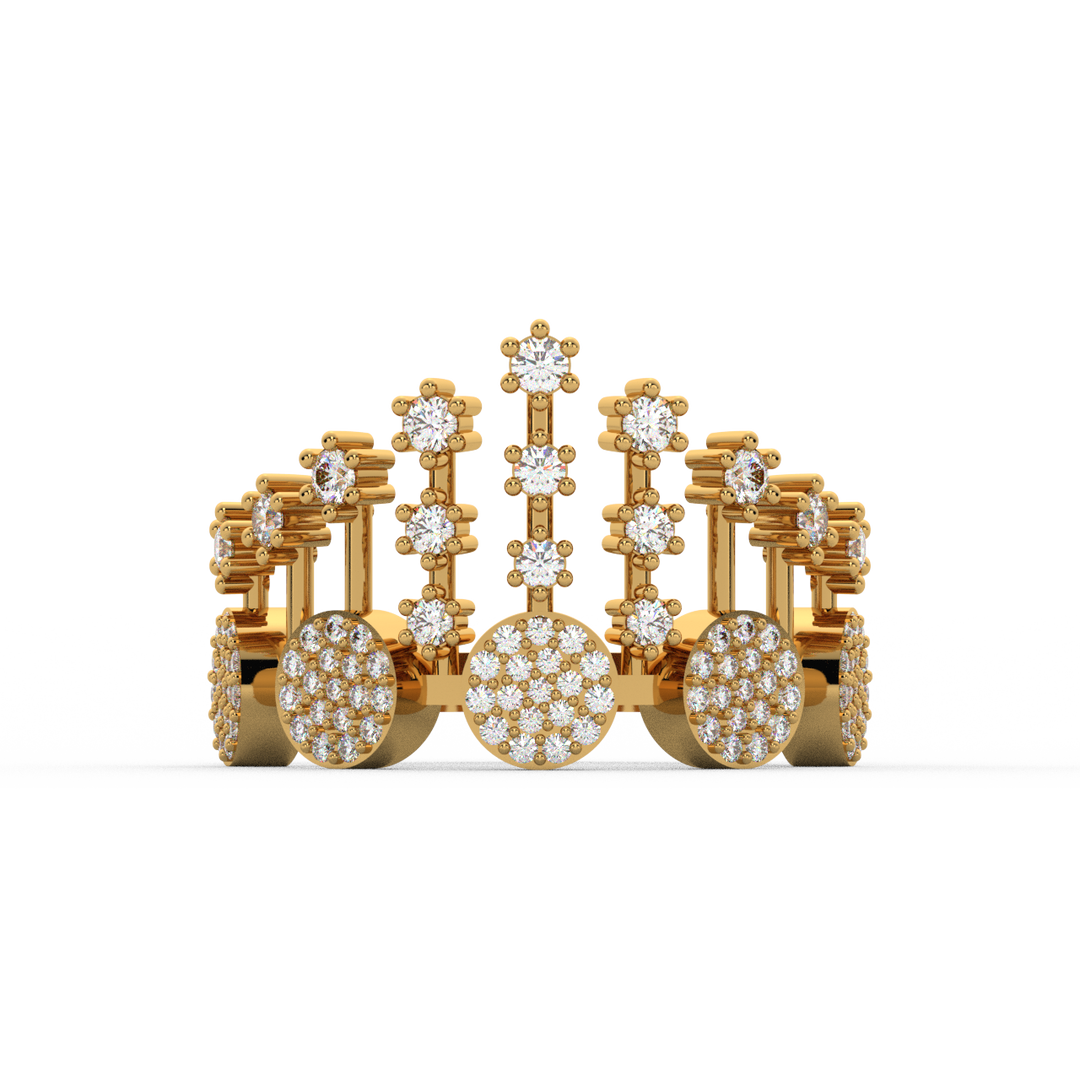 The Crown  Lab Grown Diamond   Ring by Stefee Jewels
