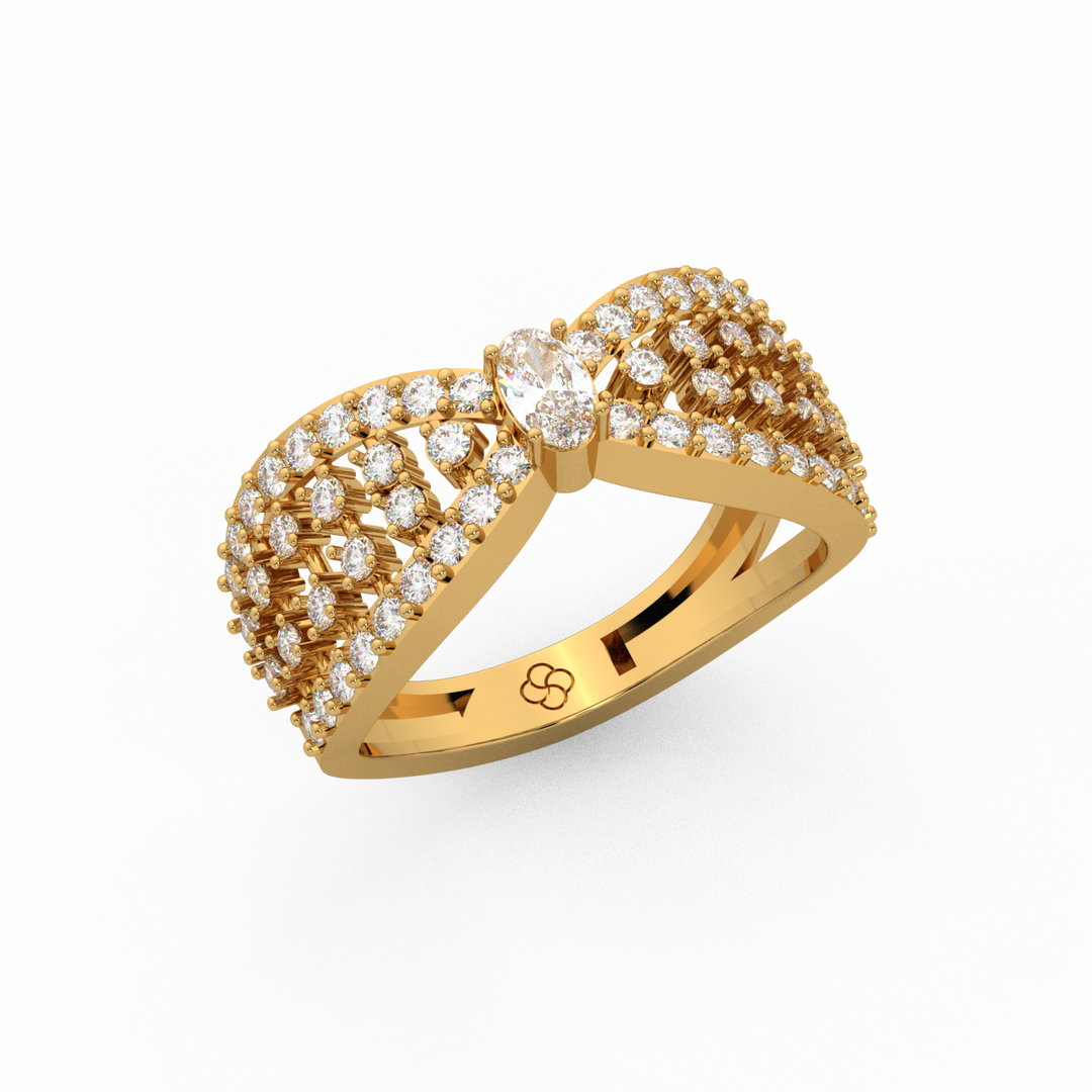 Alluring Diamond Ring for Wedding by Stefee Jewels (Copy)