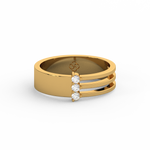 Load image into Gallery viewer, Triple Wave Lab Grown Diamond Ring by Stefee Jewels