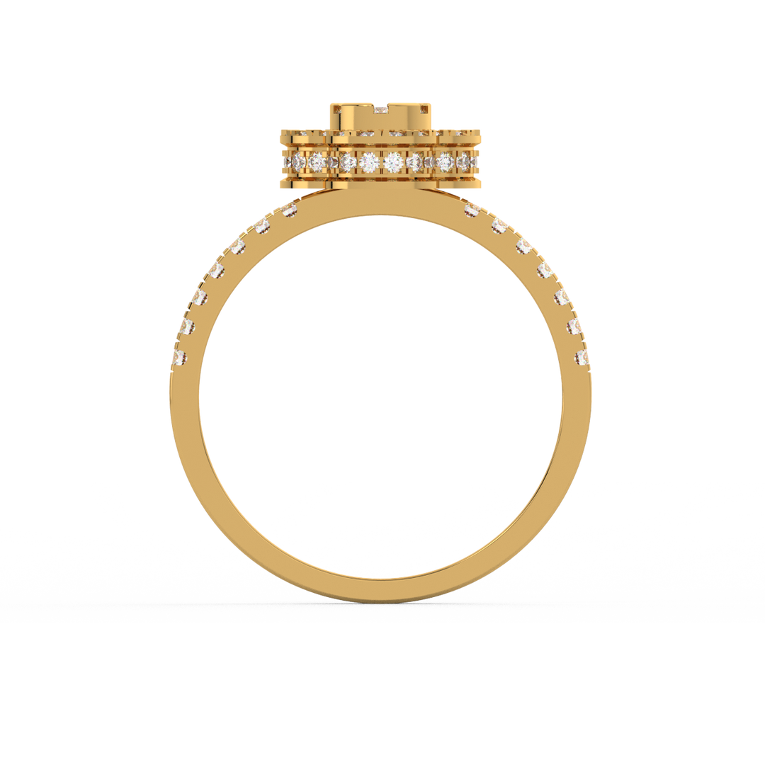 The Pear Drop  Lab Grown Diamond Ring by Stefee Jewels