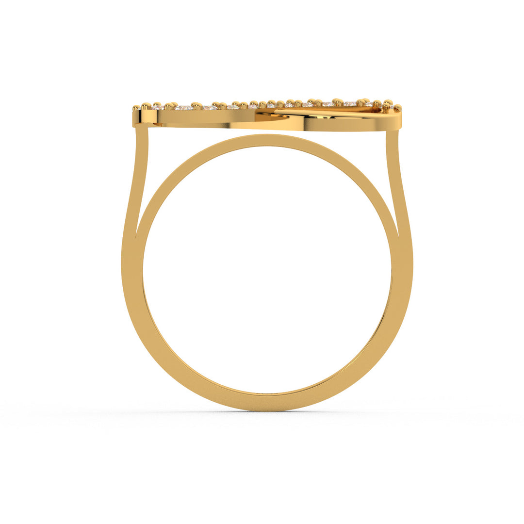 Infinity Lab Grown Diamond Ring by Stefee Jewels