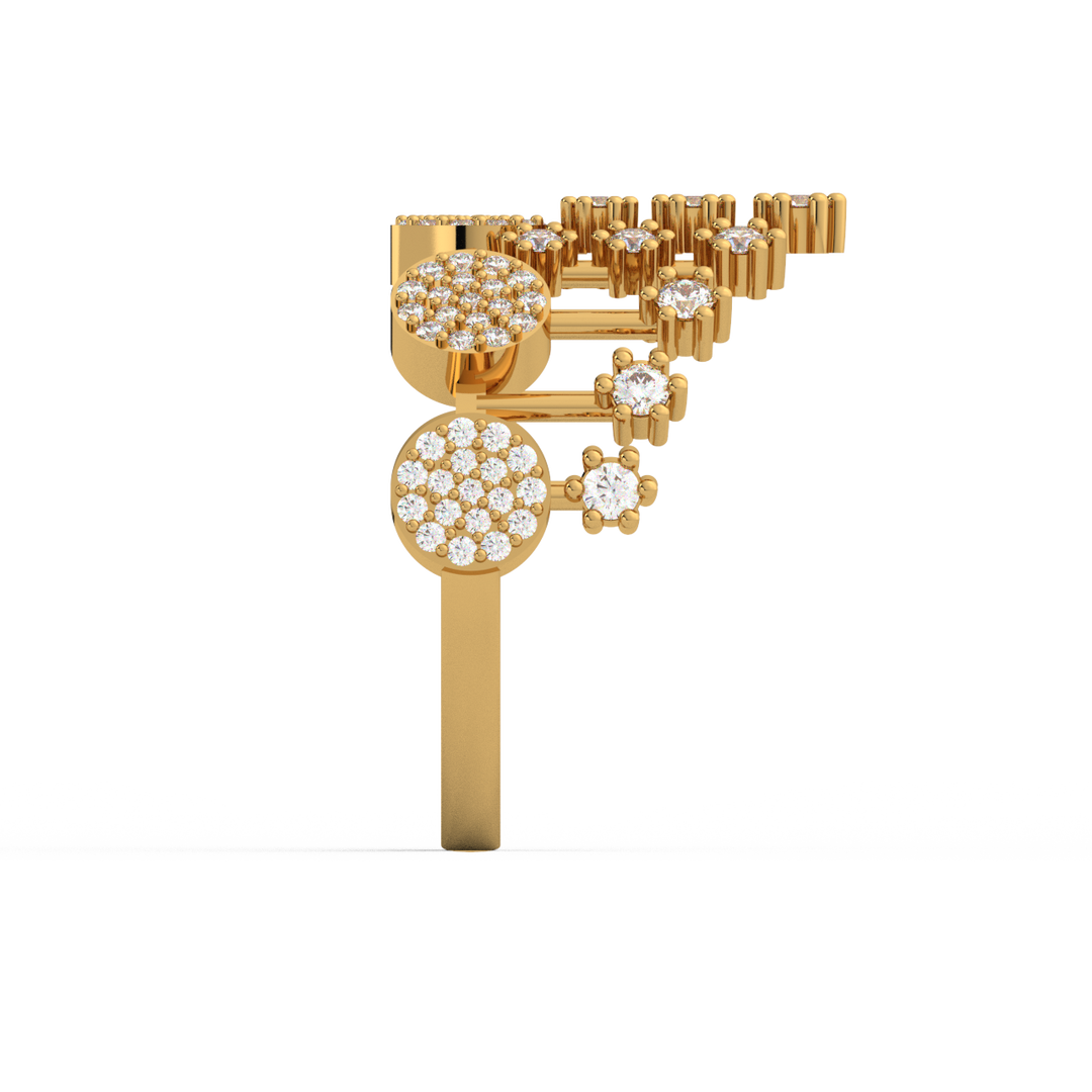 The Crown  Lab Grown Diamond   Ring by Stefee Jewels