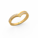 Load image into Gallery viewer, Regal Carnival Shaped Lab Grown Diamond Ring by Stefee Jewels