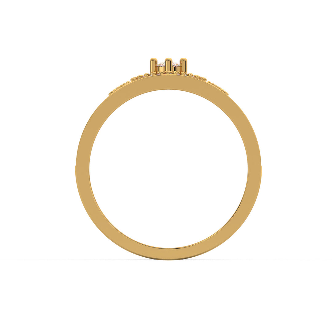 Tiara Diamond Lab Grown Diamond Ring by Stefee Jewels
