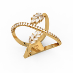 Load image into Gallery viewer, Brilliant Petals Lab Grown Diamond Ring by Stefee Jewels