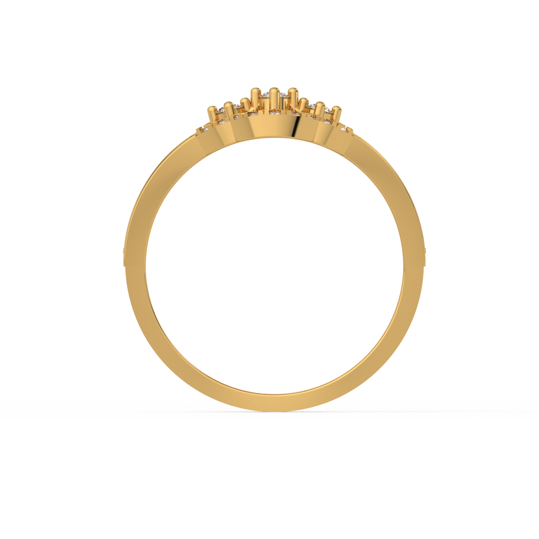 The Connected Stones Lab Grown Diamond   Ring by Stefee Jewels