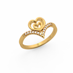 Load image into Gallery viewer, The Heart   Lab Grown Diamond Ring by Stefee Jewels
