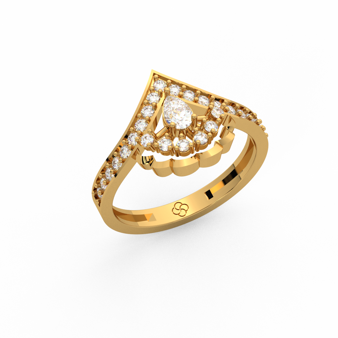 Radiant & Elegant Lab Grown Diamond Ring for Anniversary  by Stefee Jewels