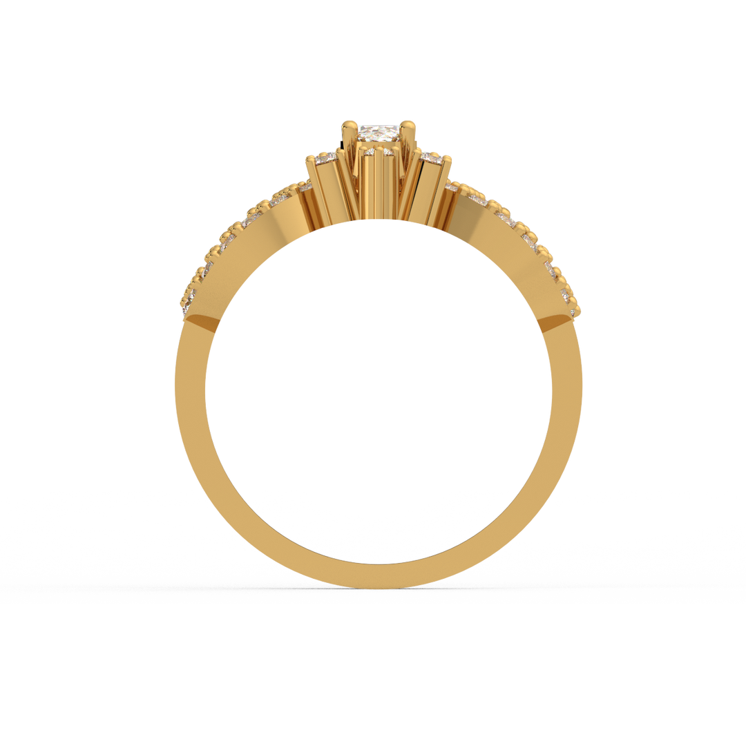 Modern Everyday Carry Lab Grown Diamond Ring by Stefee Jewels