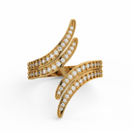 Load image into Gallery viewer, Swirl  Lab Grown Diamond Ring by Stefee Jewels