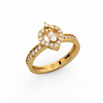 Load image into Gallery viewer, Sparkling Solitaire Lab Grown Diamond Ring for Birthdays by Stefee Jewels