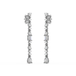 Load image into Gallery viewer, Diamond Fringe Earrings  Studs By Stefee Jewels
