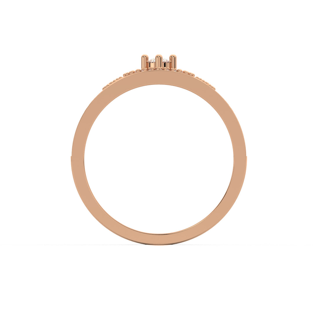 Tiara Diamond Lab Grown Diamond Ring by Stefee Jewels