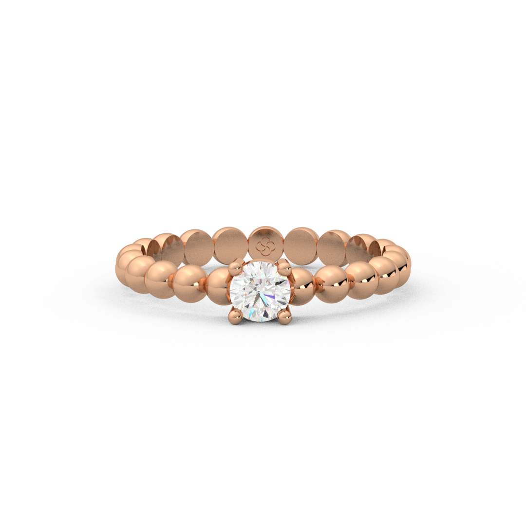 Radiant Single Stone Lab Grown Diamond Ring by Stefee Jewels