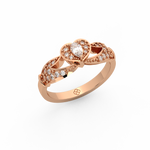 Load image into Gallery viewer, The Crown Lab Grown Diamond Wedding Ring by Stefee Jewels