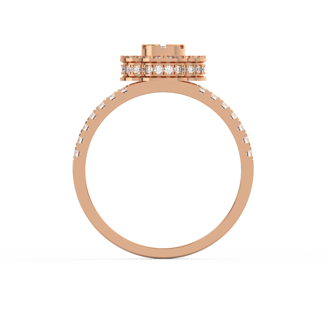 The Pear Drop  Lab Grown Diamond Ring by Stefee Jewels