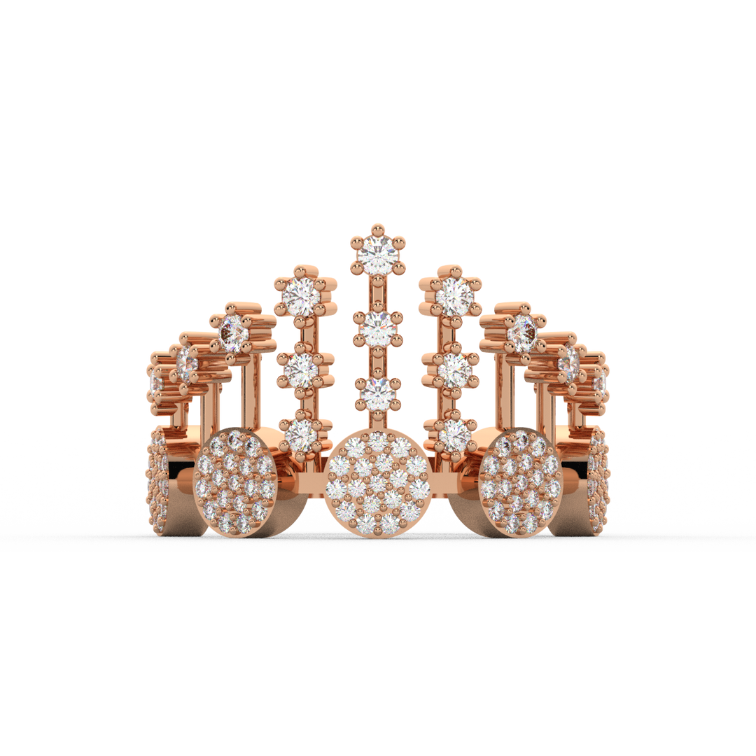 The Crown  Lab Grown Diamond   Ring by Stefee Jewels