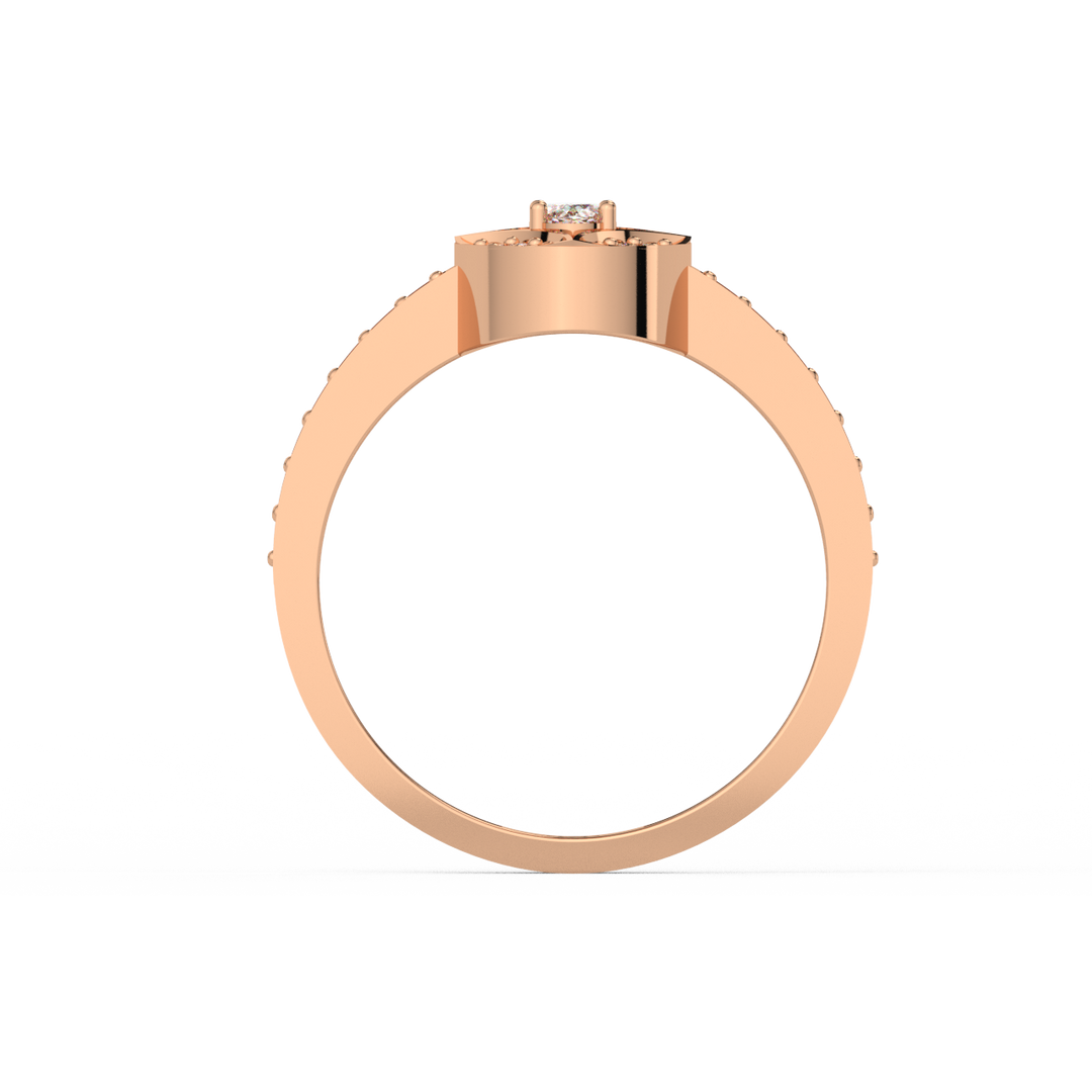 Delicate Lab Grown Diamond Band Ring by Stefee Jewels