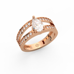 Load image into Gallery viewer, Bold &amp; Double Radiant Ring by Stefee Jewels (Copy)