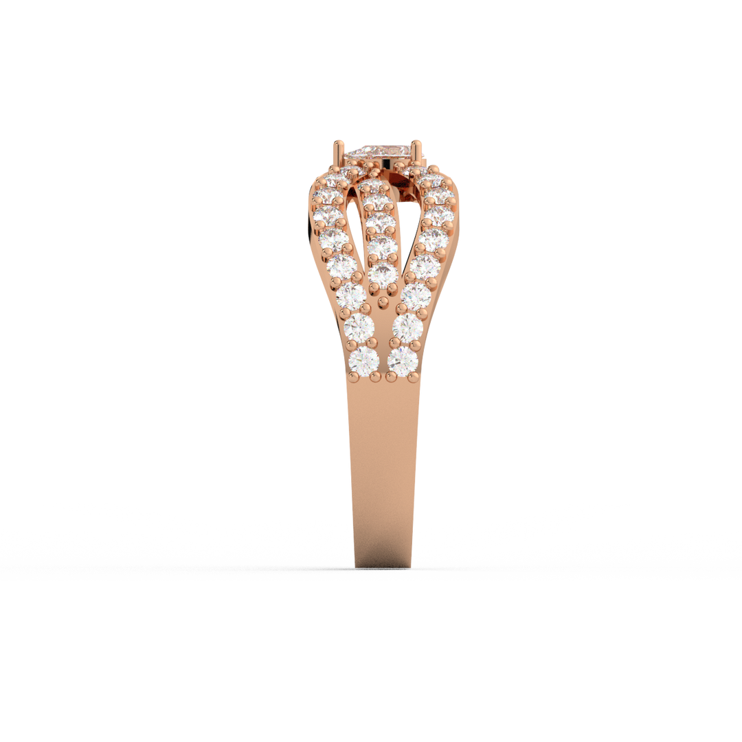 Sterling Everyday Lab Grown Diamond Ring by Stefee Jewels
