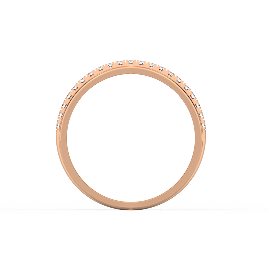 Criss-Cross  Lab Grown Diamond Ring by Stefee Jewels