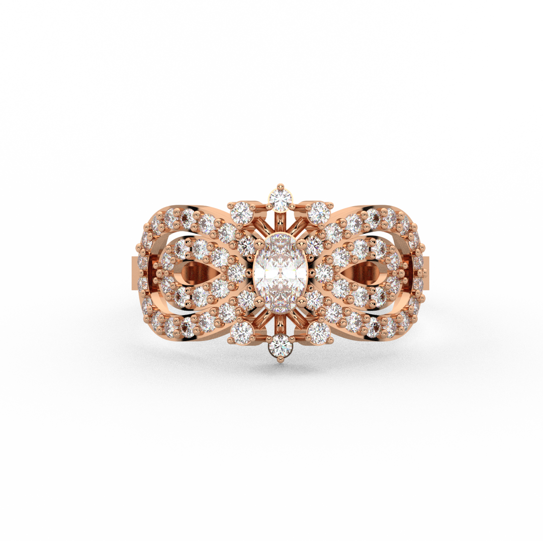 Modern Everyday Carry Lab Grown Diamond Ring by Stefee Jewels