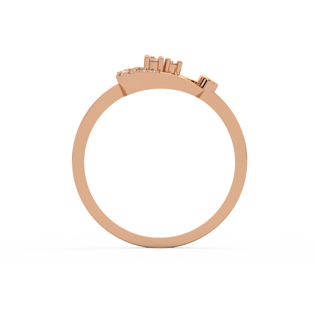 Cocktail  Lab Grown Diamond Ring by Stefee Jewels