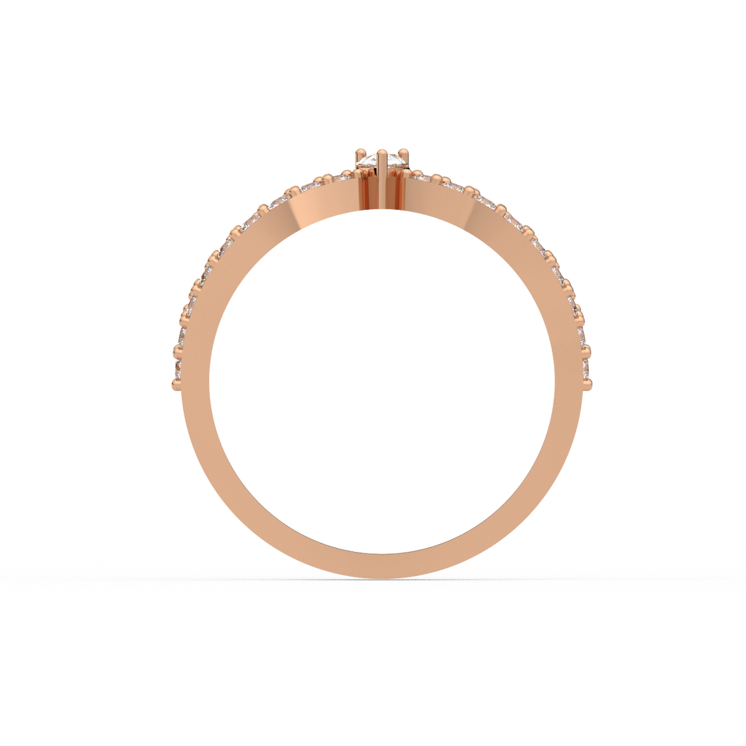 Sterling Everyday Lab Grown Diamond Ring by Stefee Jewels