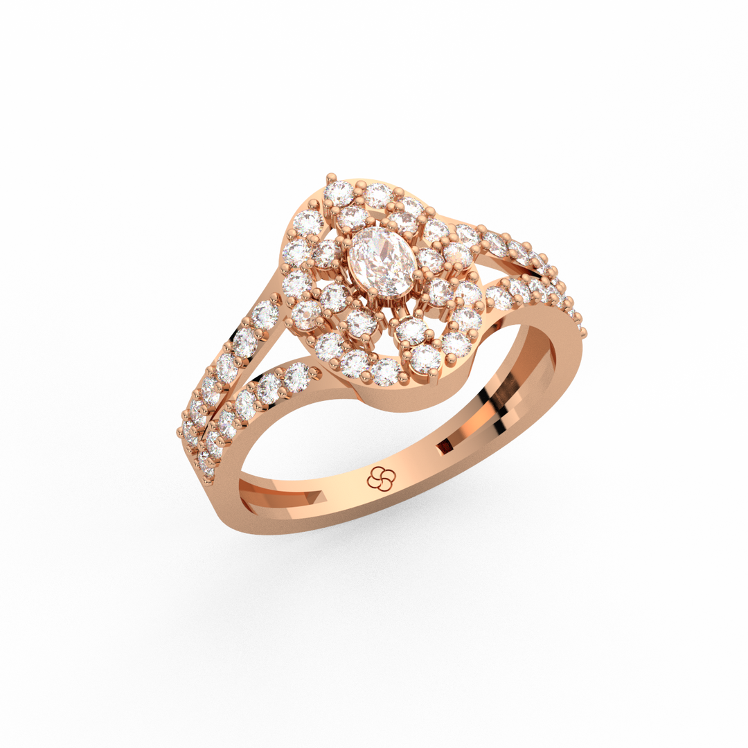 Minimalist Wedding Lab Grown Diamond Ring by Stefee Jewels