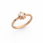 Load image into Gallery viewer, Empress Halo Lab Grown Diamond Engagement Ring by Stefee Jewels