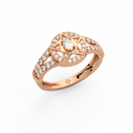 Load image into Gallery viewer, Bold &amp; Stylish Lab Grown Diamond Engagement Ring by Stefee Jewels