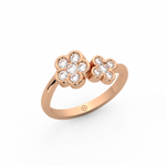 Load image into Gallery viewer, Clustered Gems Lab Grown Diamond  Ring by Stefee Jewels (Copy)