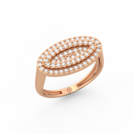 Load image into Gallery viewer, Oval Lab Grown Diamond   Ring by Stefee Jewels
