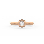 Load image into Gallery viewer, Empress Halo Lab Grown Diamond Engagement Ring by Stefee Jewels