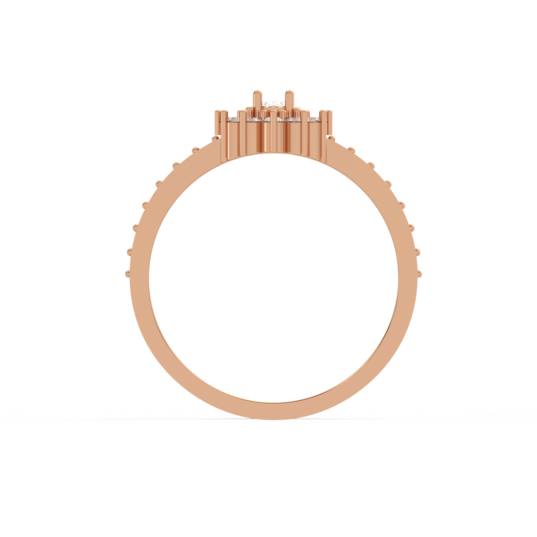 Radiant Engagement Lab Grown Diamond  Ring by Stefee Jewels