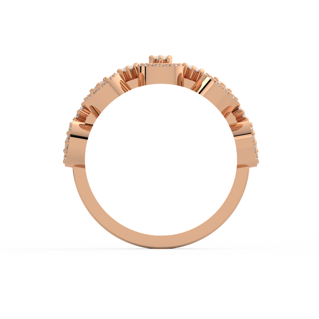 The Crown  Lab Grown Diamond   Ring by Stefee Jewels