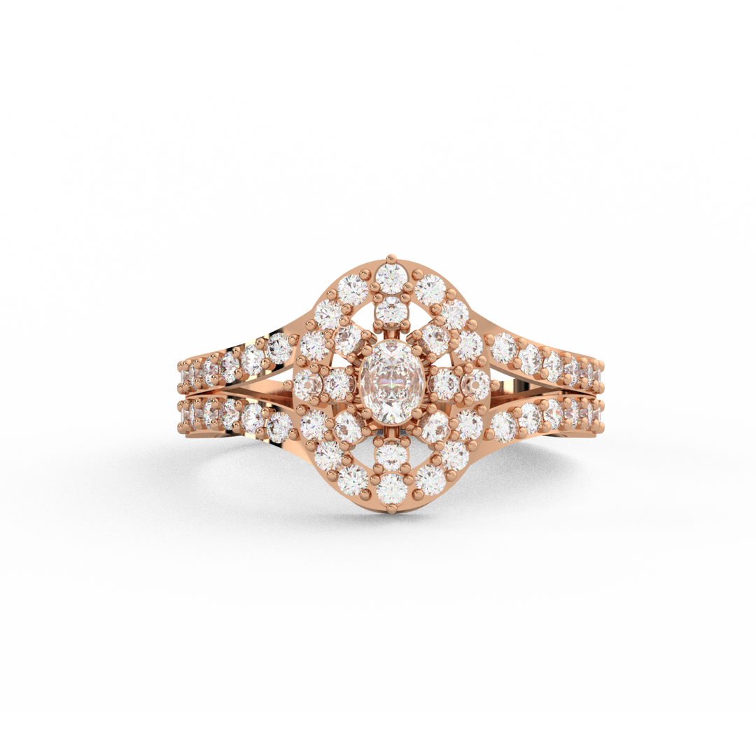 Minimalist Wedding Lab Grown Diamond Ring by Stefee Jewels
