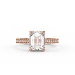 Load image into Gallery viewer, Emerald-Cut  Lab Grown Diamond  Ring by Stefee Jewels