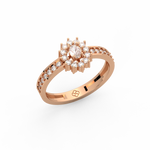 Load image into Gallery viewer, Radiant Engagement Lab Grown Diamond  Ring by Stefee Jewels