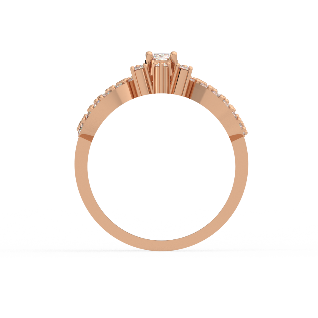 Modern Everyday Carry Lab Grown Diamond Ring by Stefee Jewels