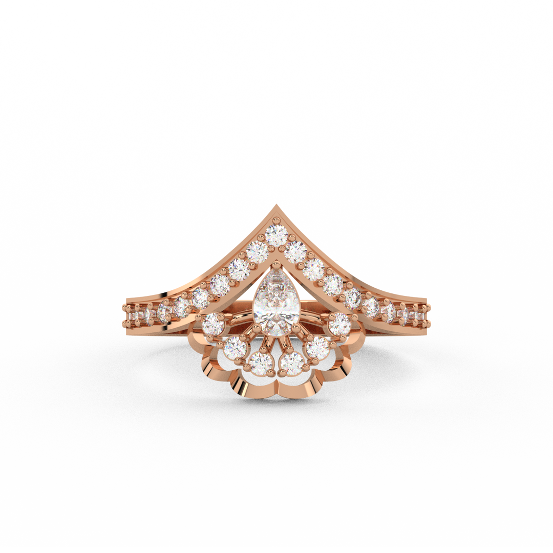 Radiant & Elegant Lab Grown Diamond Ring for Anniversary  by Stefee Jewels