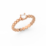 Load image into Gallery viewer, Radiant Single Stone Lab Grown Diamond Ring by Stefee Jewels