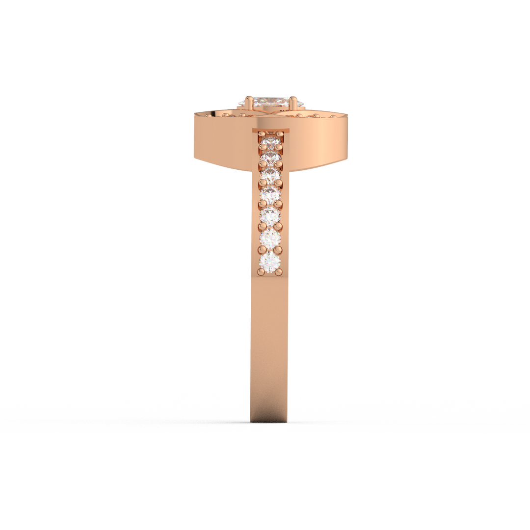 Delicate Lab Grown Diamond Band Ring by Stefee Jewels