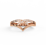 Load image into Gallery viewer, Crown  Lab Grown Diamond Ring by Stefee Jewels