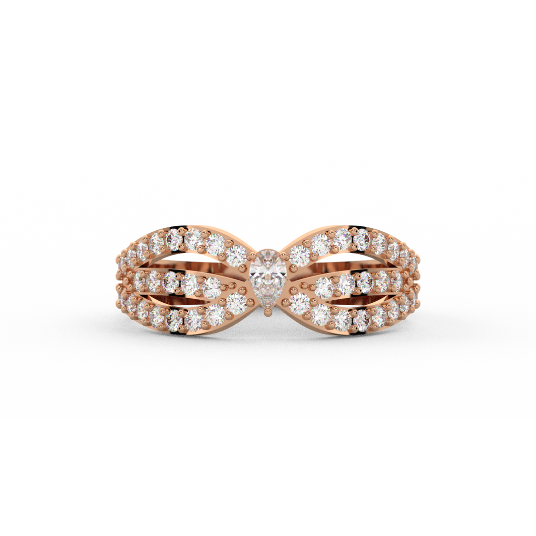 Sterling Everyday Lab Grown Diamond Ring by Stefee Jewels